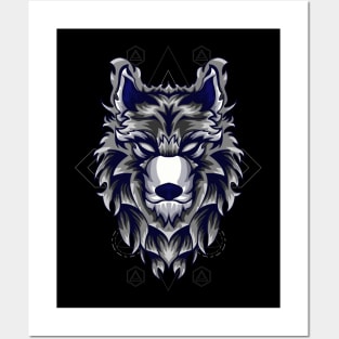 alpha wolf Posters and Art